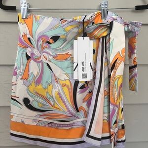 Zara Colorful Abstract Pattern shorts